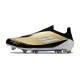 Zapatilla adidas F50 Elite Laceless FG Dorado Met Negro Blanco