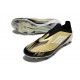Zapatilla adidas F50 Elite Laceless FG Dorado Met Negro Blanco