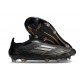 Zapatilla adidas F50 Elite Laceless FG Negro Hierro Met Dorado Met