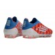 Zapatilla adidas F50 Elite Laceless FG Rojo Azul Blanco