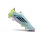 Zapatilla adidas F50 Elite Laceless FG Casi Azul Azul Semilúcido Semi Amarillo Solar