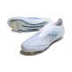 Zapatilla adidas F50 Elite Laceless FG Blanco Azul