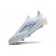 Zapatilla adidas F50 Elite Laceless FG Blanco Azul