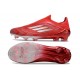 Zapatilla adidas F50 Elite Laceless FG Rojo Plateada