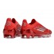 Zapatilla adidas F50 Elite Laceless FG Rojo Plateada