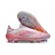 Zapatilla adidas F50 Elite Laceless FG Rosa Blanco