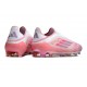 Zapatilla adidas F50 Elite Laceless FG Rosa Blanco