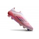 Zapatilla adidas F50 Elite Laceless FG Rosa Blanco