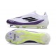 Zapatilla adidas F50 Elite Laceless FG X Messi Ftwr Blanco Negro Morado Unity