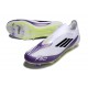 Zapatilla adidas F50 Elite Laceless FG X Messi Ftwr Blanco Negro Morado Unity