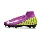 Nike Zoom Mercurial Superfly X Elite FG Violeta Amarillo Blanco