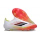 Zapatilla adidas F50 Elite Laceless FG Blanco Negro Amarillo Solar