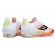 Zapatilla adidas F50 Elite Laceless FG Blanco Negro Amarillo Solar