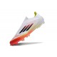 Zapatilla adidas F50 Elite Laceless FG Blanco Negro Amarillo Solar