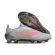 Zapatilla adidas F50 Elite Laceless FG Gris Rosa