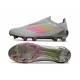Zapatilla adidas F50 Elite Laceless FG Gris Rosa