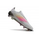 Zapatilla adidas F50 Elite Laceless FG Gris Rosa