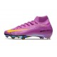Nike Air Zoom Mercurial Superfly 10 Elite FG Violeta Amarillo