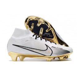 Botas de fútbol Nike Mercurial Superfly V CR7 FG CR7 Blanco Oro Negro