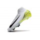 Nike Air Zoom Mercurial Superfly 10 Elite FG Blanco Negro Amarillo