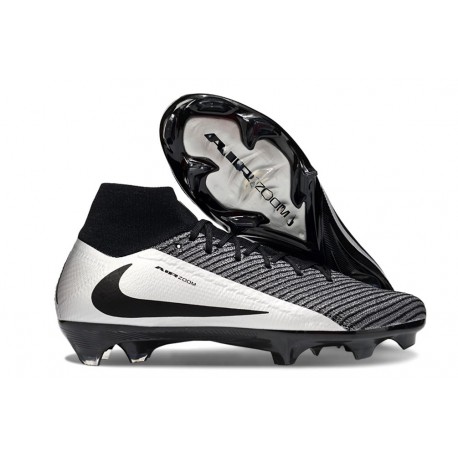 Nike Air Zoom Mercurial Superfly 10 Elite FG Negro Plateada