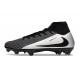 Nike Air Zoom Mercurial Superfly 10 Elite FG Negro Plateada