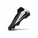 Nike Air Zoom Mercurial Superfly 10 Elite FG Negro Plateada