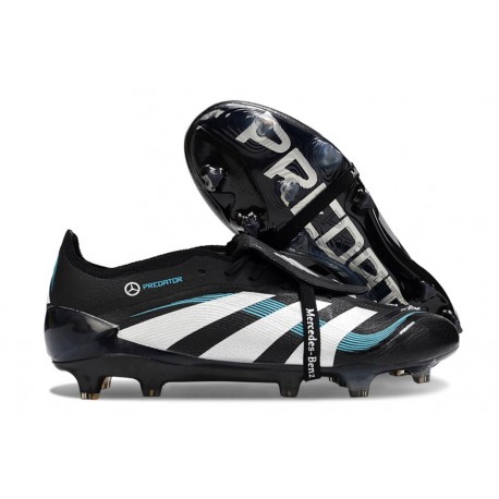adidas Predator Elite Fold-over Tongue FG Negro Blanco Azul