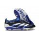 Tacos de Futbol adidas Predator Elite FG Negro Azul Lúcido Blanco