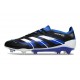 Tacos de Futbol adidas Predator Elite FG Negro Azul Lúcido Blanco