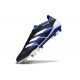 Tacos de Futbol adidas Predator Elite FG Negro Azul Lúcido Blanco