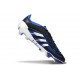 Tacos de Futbol adidas Predator Elite FG Negro Azul Lúcido Blanco