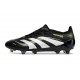 Tacos de Futbol adidas Predator Elite FG Negro Blanco Limón Lúcido