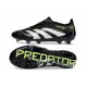 Tacos de Futbol adidas Predator Elite FG Negro Blanco Limón Lúcido