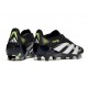 Tacos de Futbol adidas Predator Elite FG Negro Blanco Limón Lúcido