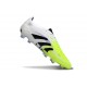 Tacos de Futbol adidas Predator Elite FG Blanco Negro Limón Lúcido