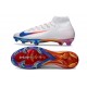 Bota Nike Zoom Mercurial Superfly X Elite FG Blanco Azul Rojo