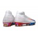 Bota Nike Zoom Mercurial Superfly X Elite FG Blanco Azul Rojo