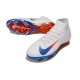 Bota Nike Zoom Mercurial Superfly X Elite FG Blanco Azul Rojo