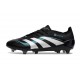 Tacos de Futbol adidas Predator Elite FG Negro Blanco Azul