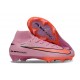 Bota Nike Zoom Mercurial Superfly X Elite FG Rosa Naranja