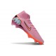 Bota Nike Zoom Mercurial Superfly X Elite FG Rosa Naranja