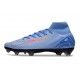 Bota Nike Zoom Mercurial Superfly X Elite FG Azul Rojo