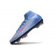 Bota Nike Zoom Mercurial Superfly X Elite FG Azul Rojo