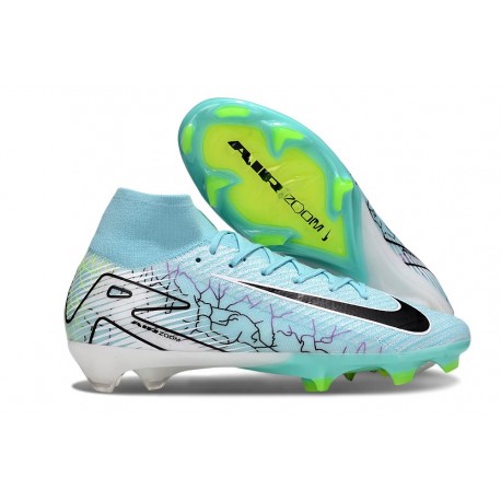 Bota Nike Zoom Mercurial Superfly X Elite FG Verde Negro Blanco