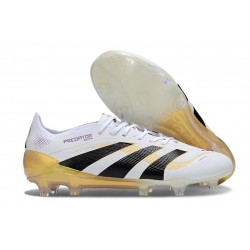 Tacos de Futbol adidas Predator Elite FG Ftwr Blanco Dorado Met