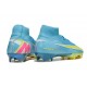 Bota Nike Zoom Mercurial Superfly X Elite FG Azul Amarillo