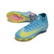 Bota Nike Zoom Mercurial Superfly X Elite FG Azul Amarillo