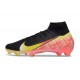 Bota Nike Zoom Mercurial Superfly X Elite FG Negro Amarillo Rojo