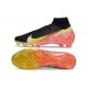 Bota Nike Zoom Mercurial Superfly X Elite FG Negro Amarillo Rojo